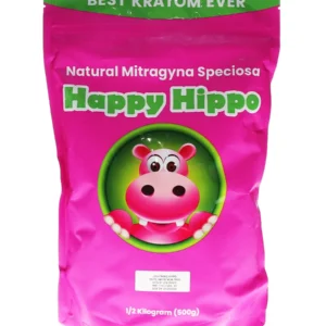 Happy Hippo Lightning Hippo Elite White Vein Thai Kratom Powder 500g