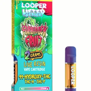 Forbidden Fruit Looper Lifted Series 11-HYDROXY-THC+THC-H+THC-P Live Resin Vape Cartridge 2G