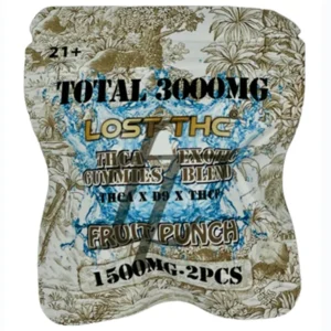 Fruit Punch Lost THC THCA x D9 x THCP Gummies 3000MG