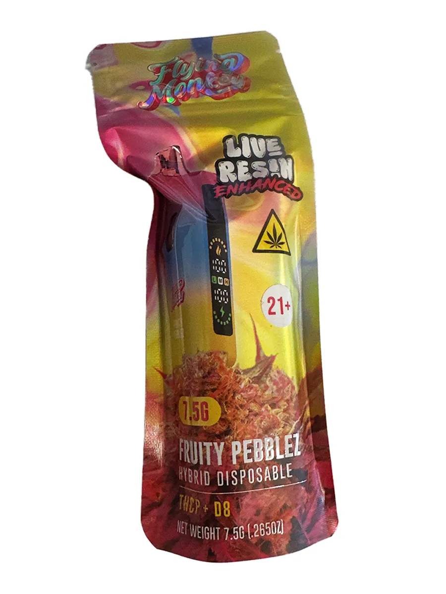 Fruity Pebblez Flying Monkey Live Resin THCP+D8 Disposable 7.5G