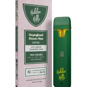 Grapefruit Zuava Goo Hidden Hills VVS Liquid Diamond Disposable 2G