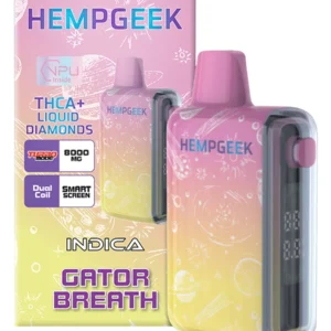 Gator Breath Hempgeek THCA+Liquid Diamonds Disposable 8000MG