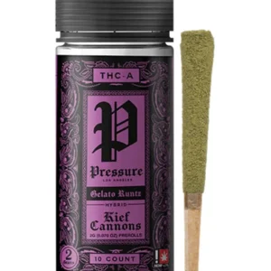 Gelato Runtz Pressure LA Kief Cannons THC-A Pre-Rolls 2G 10ct