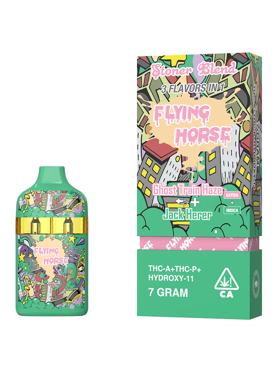 Ghost Train Haze | Jack Herer Flying Horse Stoner Blend Disposable 7G