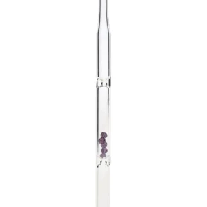 Glass Dab Tool With Purple Diamonds