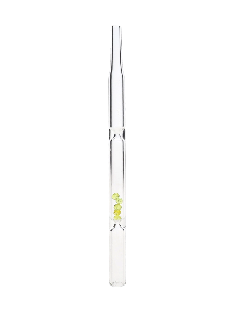 Glass Dab Tool With Yellow Diamonds