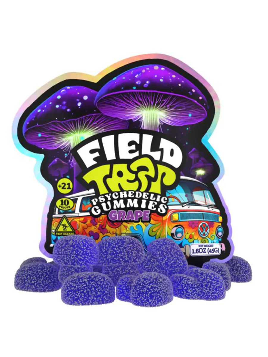 Grape Field Trip Psychedelic Mushroom Gummies