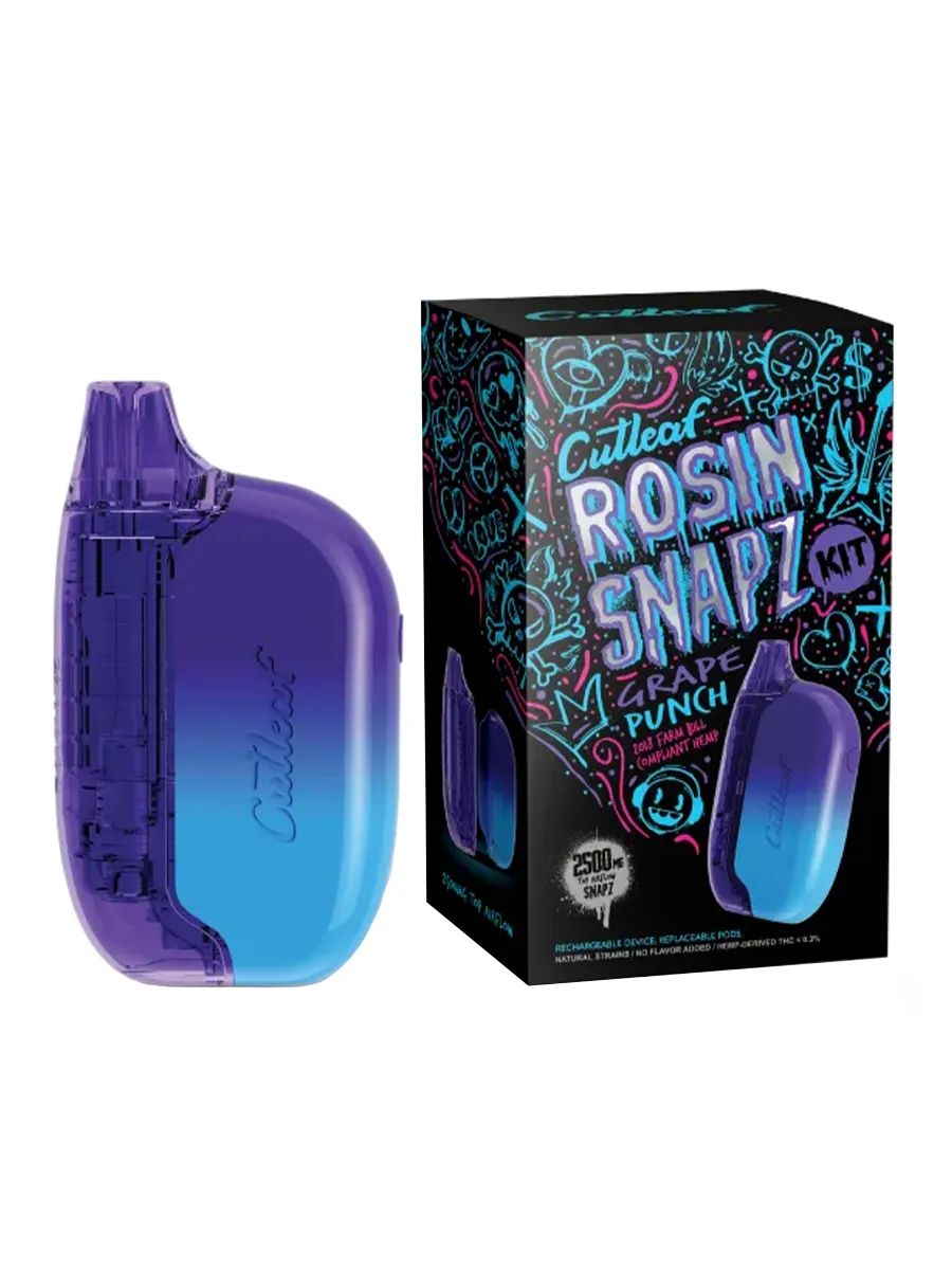 Grape Punch Cutleaf Rosin Snapz Kit 2500MG