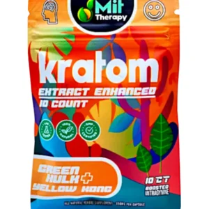 Green Hulk | Yellow Kong Mit Therapy Kratom Extract 10ct