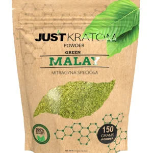Green Malay Just Kratom Mitragyna Speciosa Powder 150g