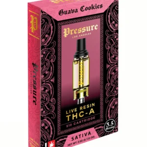 Guava Cookies Pressure Live Resin THC-A 510 Cartridge 3.5G