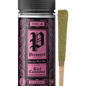 Gummy Bear Pop Pressure LA Kief Cannons THC-A Pre-Rolls 2G 10ct