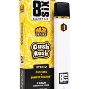 Gush Rush 8SIX Haze Series HHC Disposable 2G