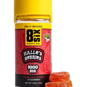Halle’s Berries 8SIX THC-P Infused Gummies 1000 MG
