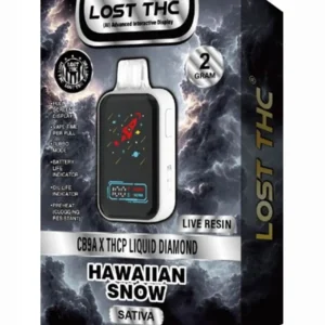 Hawaiian Snow Lost THC CB9A x THCP Liquid Diamond Live Resin Disposable 2G
