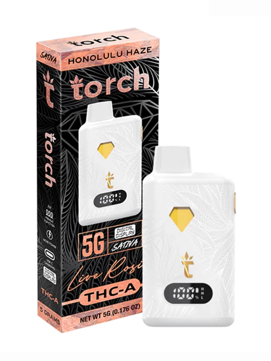 Honolulu Haze Torch Live Rosin THC-A Disposable 5G