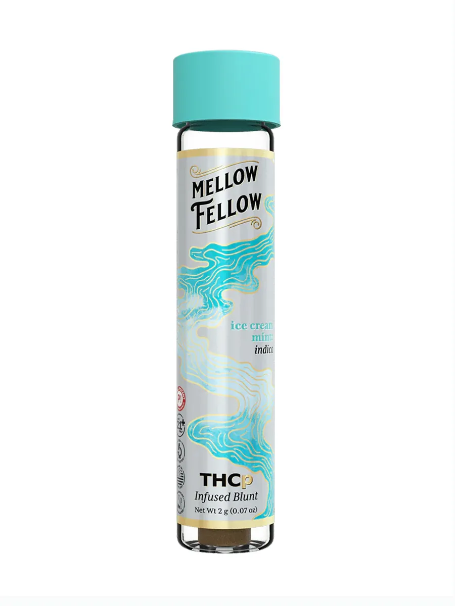 Ice Cream Mintz Mellow Fellow THCP Infused Blunt Pre-Roll 2G