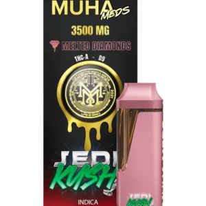 Jedi Kush Muha Meds THC-A Delta-9 Melted Diamonds Disposable 3.5G