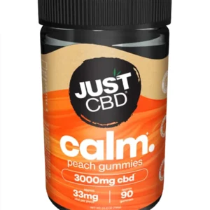 Just CBD Calm Peach Gummies 3000mg