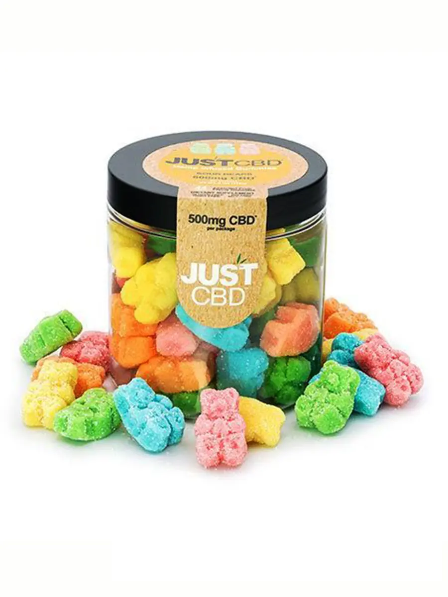 Just CBD Sour Bear Gummies 500MG