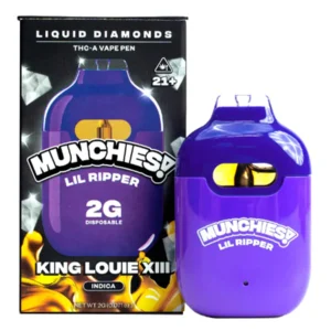 King Louie XIII Munchies Lil Ripper THC-A Liquid Diamonds Disposable 2G