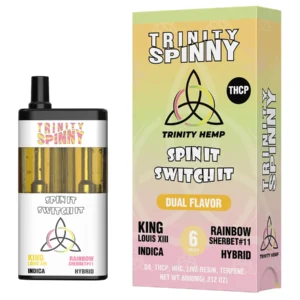 King Luis XIII | Rainbow Sherbet #11 Trinity Spinny THCP Dual Flavor Vape 6G