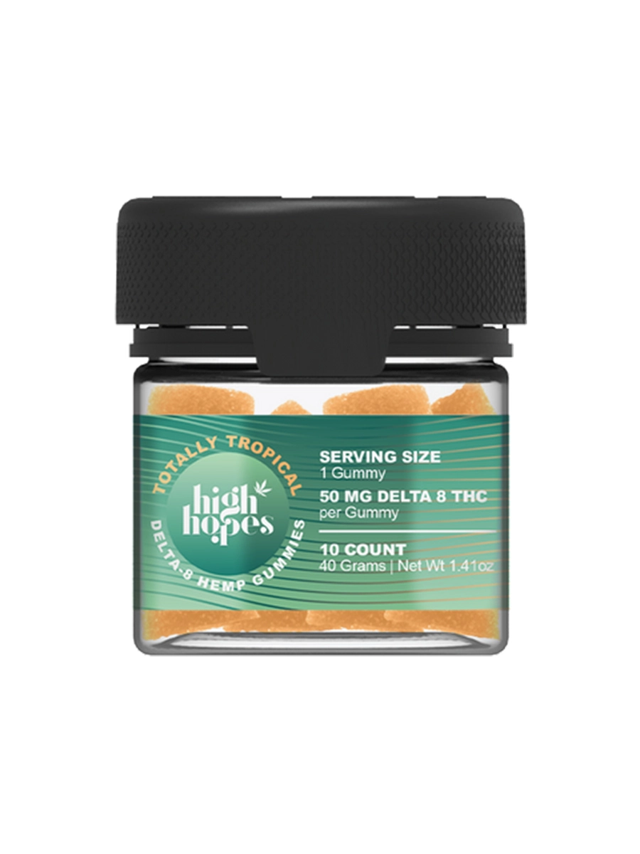 Totally Tropical Koi High Hopes D8 THC Gummies 50mg