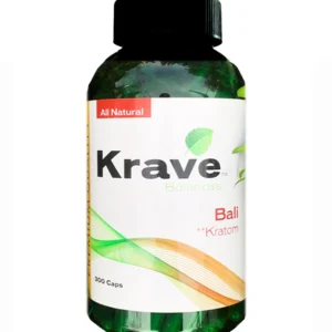 Krave Botanicals Bali Kratom Capsules 300ct