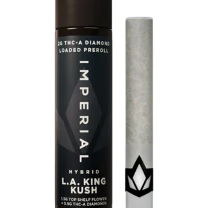 L.A. King Kush Imperial THCA Diamond Loaded Pre-Roll 2G