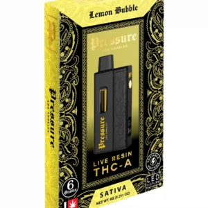 Lemon Bubble Pressure THC-A Live Resin Vape 6G