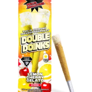 Lemon Cherry Gelato Delta Munchies THCA Double Doinks Pre-Rolls 3G
