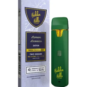 Limon Licorice Hidden Hills Heady Blend THCA Ultra Disposables 2g