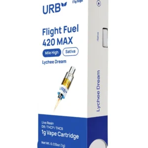 Lychee Dream URB 2.0 Mile High Flight Fuel 420 Max Cartridge 1G