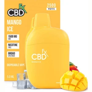 Mango Ice CBDFx CBD + 10mg THC Vape Pen 1500mg