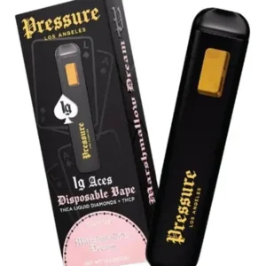 Marshmallow Dream Pressure LA Aces THCA+THCP Disposable 1G