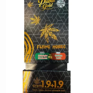 Midnight Madness | Golden Lava Flying Horse Dubai Gold Disposable 3.8G