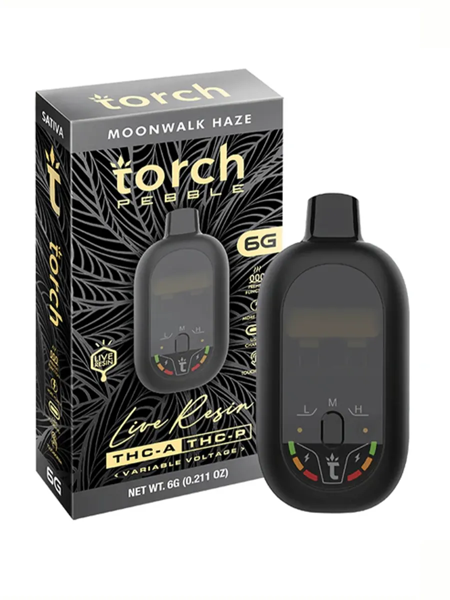 Moonwalk Haze Torch Pebble Live Resin Disposable 6G