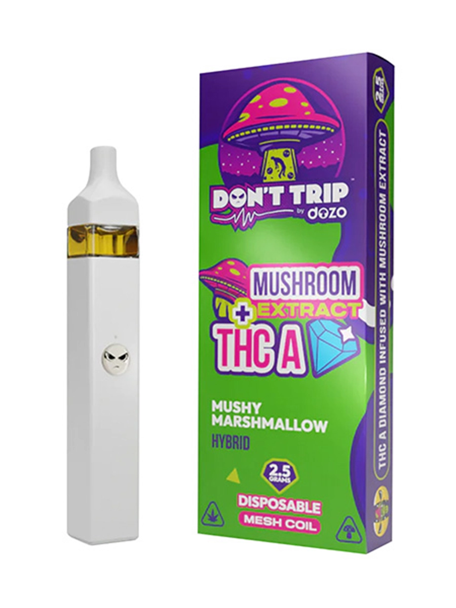 Mushy Marshmallow Dozo Mushroom Extract + THC-A Disposable 2.5G