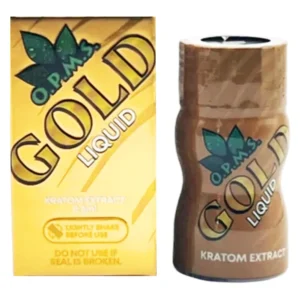 O.P.M.S. Gold Liquid Kratom Extract 0.33 FL OZ