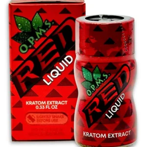 O.P.M.S. Red Liquid Kratom Extract 0.33 FL OZ