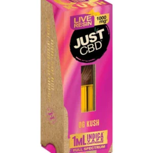 OG Kush Just CBD Full Spectrum Live Resin CBD Vape Cartridge 1000mg