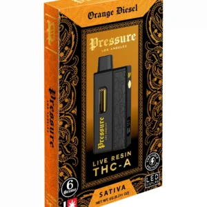Orange Diesel Pressure THC-A Live Resin Vape 6G