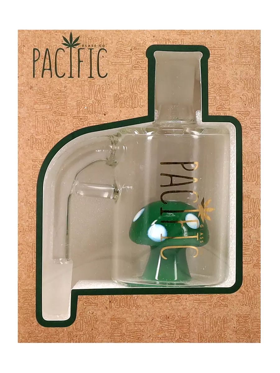 Pacific Color Mushroom 90 Degree 14MM Male Joint Ash Catcher - Image 5