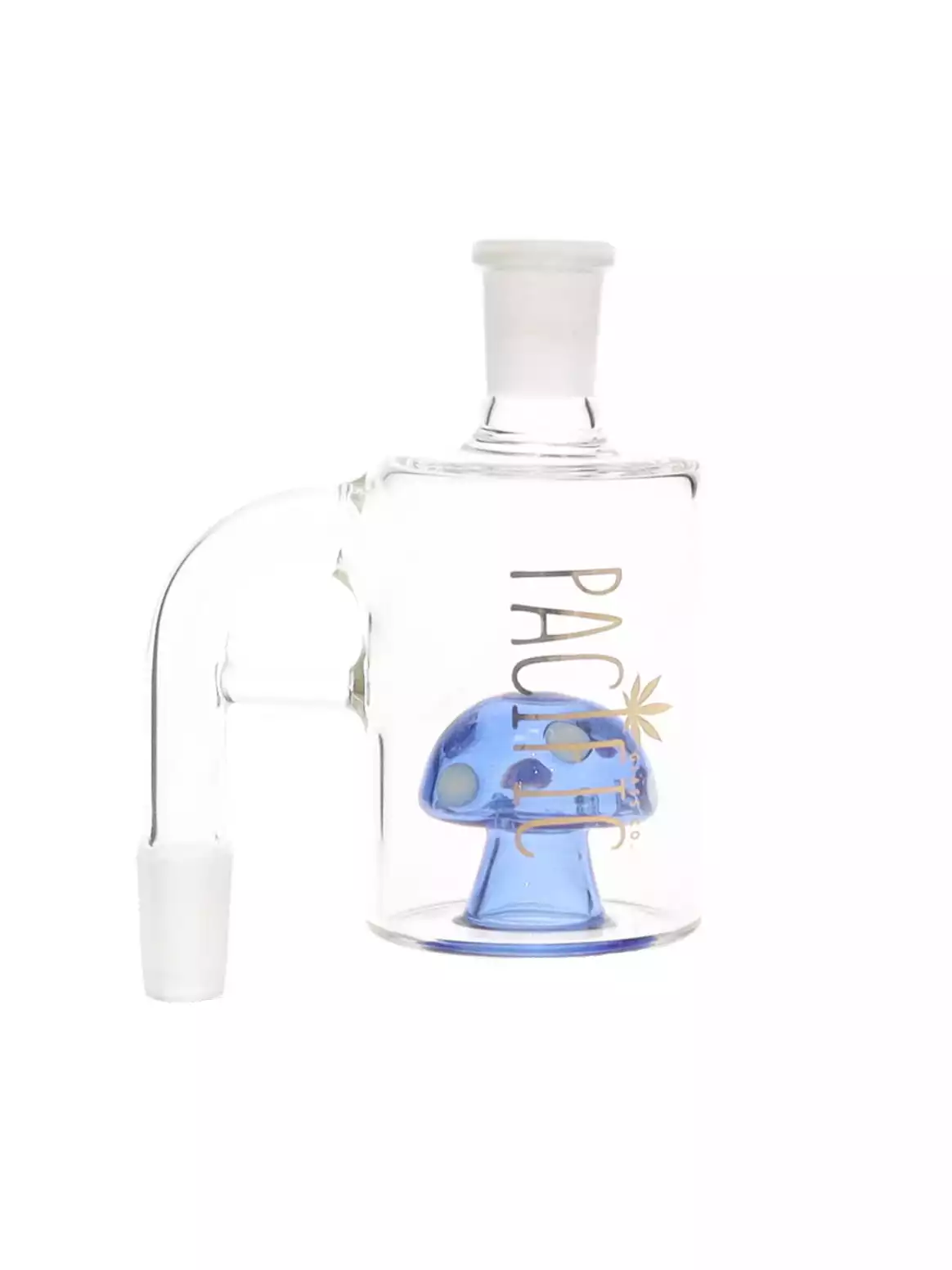 Pacific Color Mushroom 90 Degree 14MM Male Joint Ash Catcher - Image 3