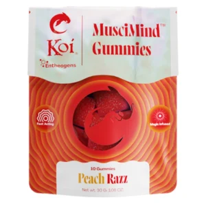Peach Razz Koi Psychedelic Muscimind Gummies 10ct 30g