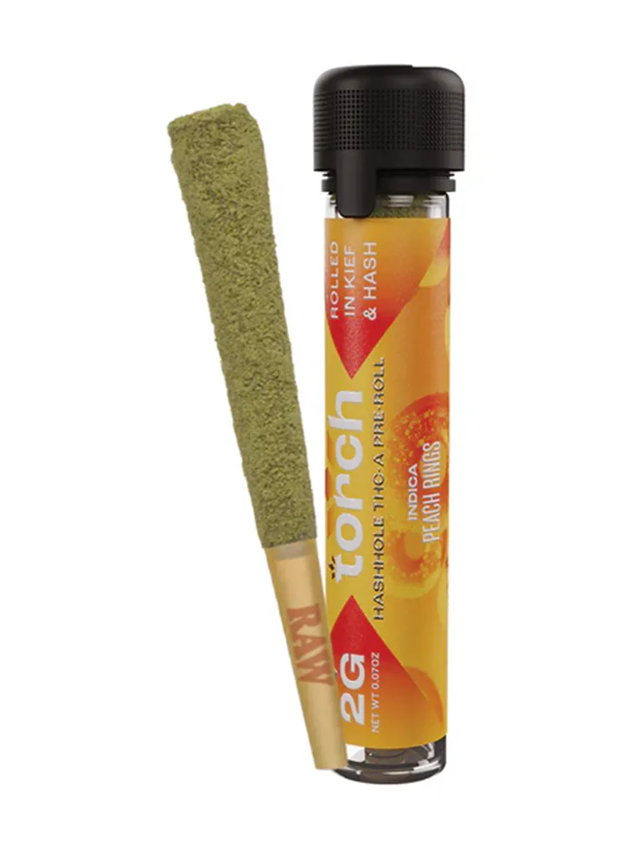 Peach Rings Torch Hashhole THC-A Pre-Rolls 2G
