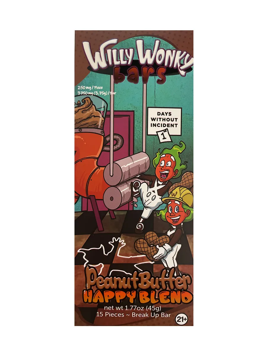 Peanut Butter Willy Wonky Happy Blend Bars