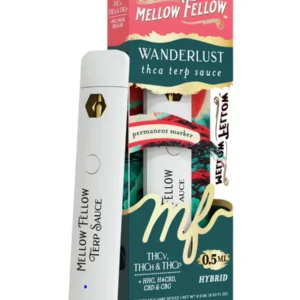 Permanent Marker Mellow Fellow Wanderlust THCA Terp Sauce Blend Vape 0.5ML