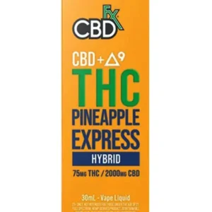 Pineapple Express CBDfx CBD + D9 THC Vape Liquid 30ml