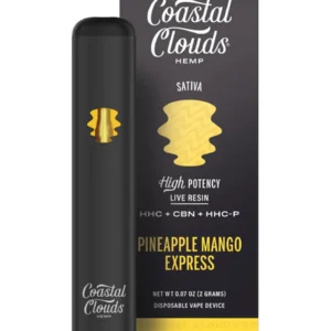 Pineapple Mango Express Coastal Clouds High Potency HHC+CBN+HHC-P Disposable Vape 2G